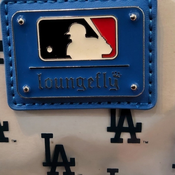 Loungefly MLB Los Angeles Dodgers Clear Mini Backpack - Picture 3 of 3